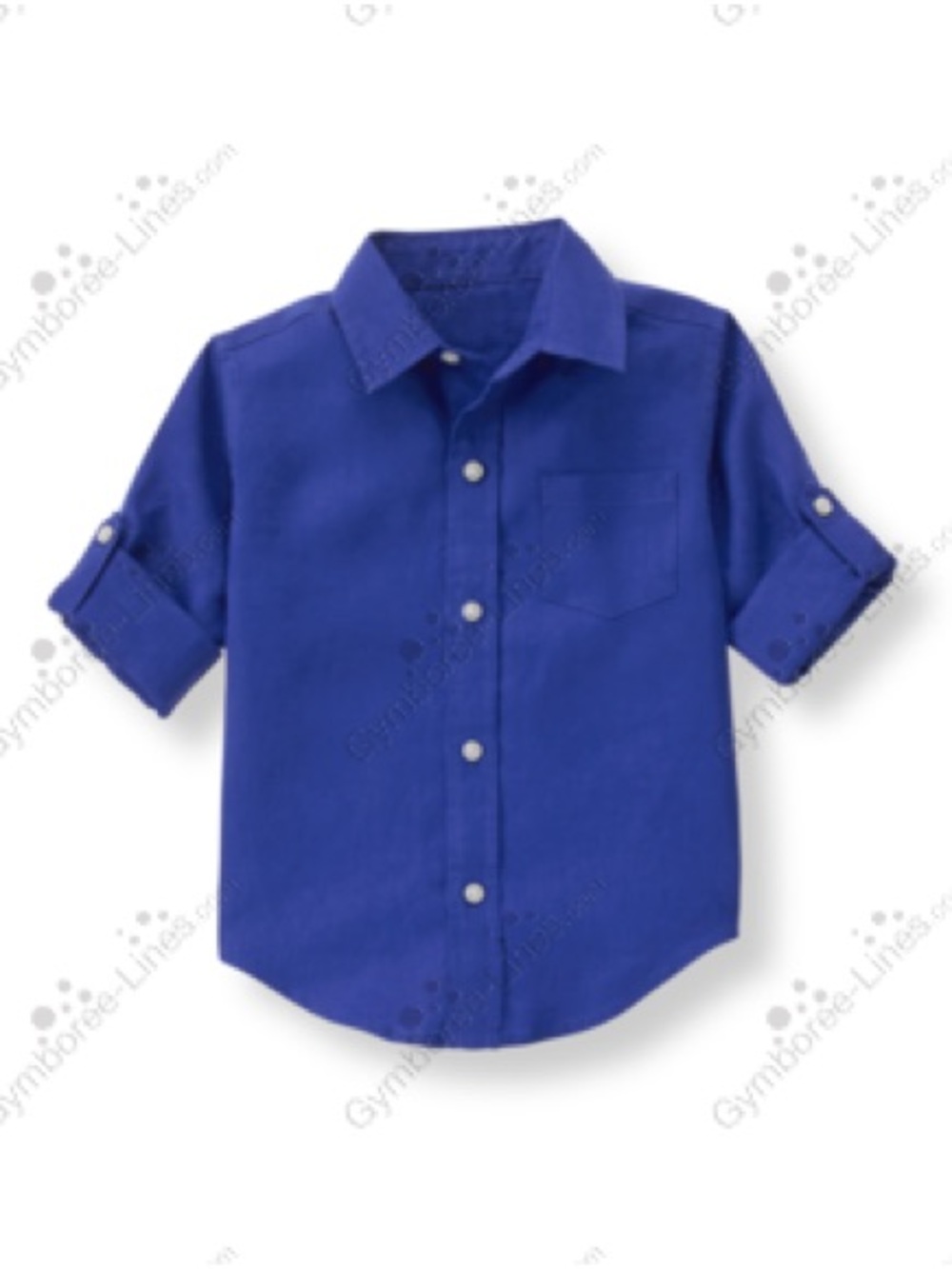 Janie and Jack Roll-Cuff Linen Shirt